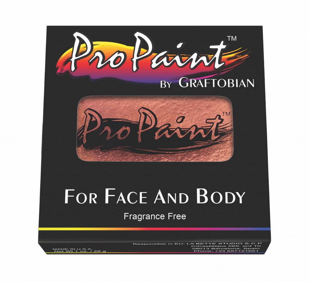 graftobian pro paint shocking pink not for skin